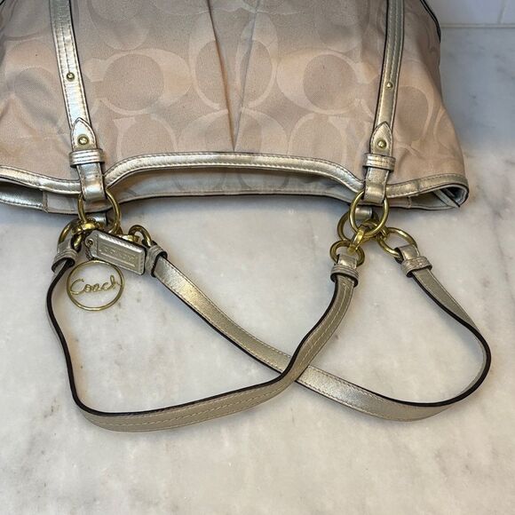 Coach Alexandra Chain Ombre Tote Bag - Picture 11 of 16